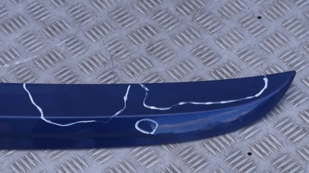 BMW 5 Series E60 M5 2 Boot Trunk Lid Tailgate Rear Spoiler Trim Interlagos Blue
