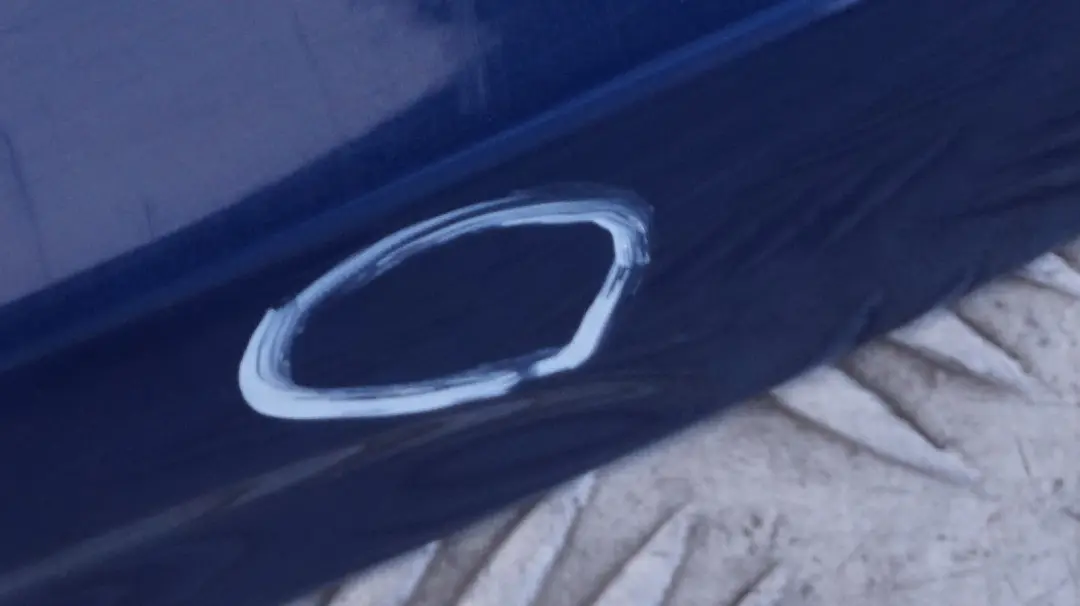 BMW 5 Series E60 M5 2 Boot Trunk Lid Tailgate Rear Spoiler Trim Interlagos Blue