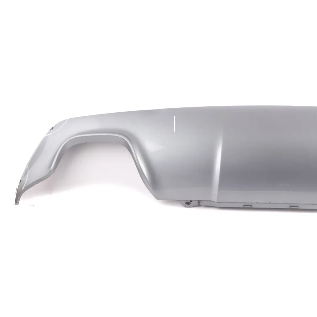 BMW 5 E60 E61 M Sport Rear Bumper Diffuser Cover Trim Silver Grey - A08 0395228