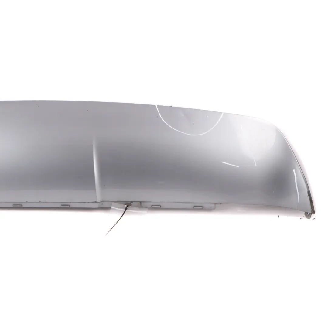 BMW 5 E60 E61 M Sport Rear Bumper Diffuser Cover Trim Silver Grey - A08 0395228