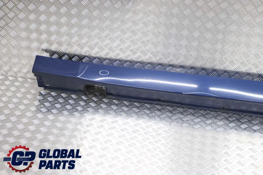 BMW 5 Series E61 Door Sill Side Cover Skirt Left N/S Mysticblau Mystic Blue