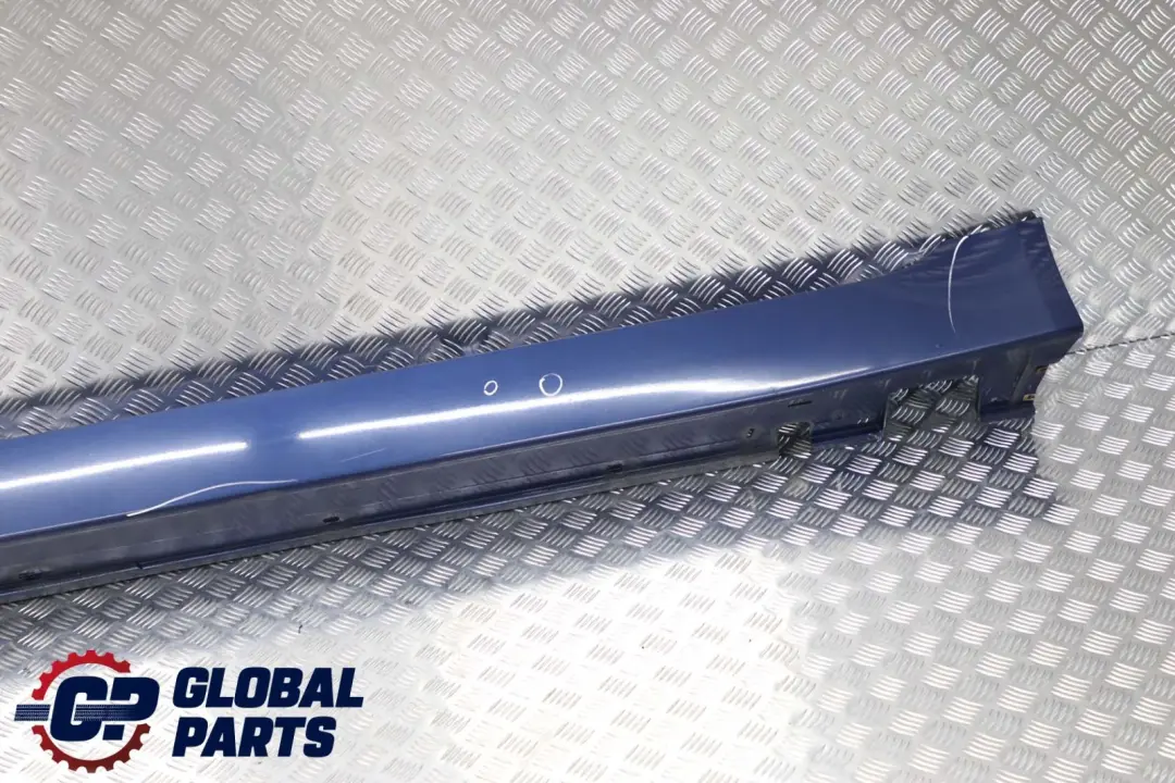 BMW 5 Series E61 Door Sill Side Cover Skirt Left N/S Mysticblau Mystic Blue