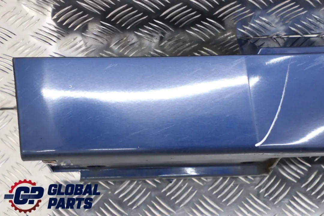 BMW 5 Series E61 Door Sill Side Cover Skirt Left N/S Mysticblau Mystic Blue