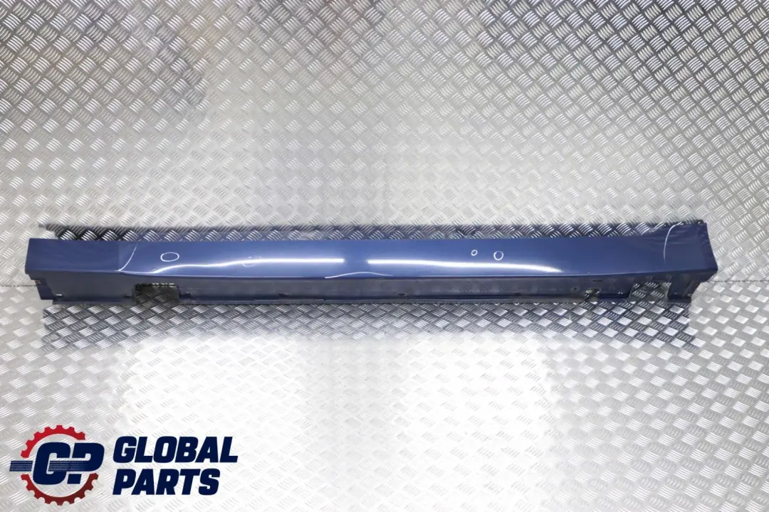 BMW 5 Series E61 Door Sill Side Cover Skirt Left N/S Mysticblau Mystic Blue