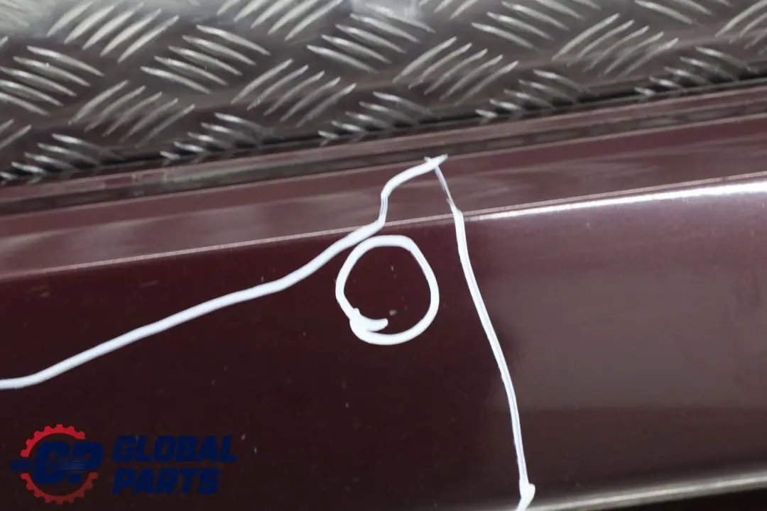 BMW 7 E65 Bas de Porte Couverture Seuil a Gauche Barbera Rouge - A39