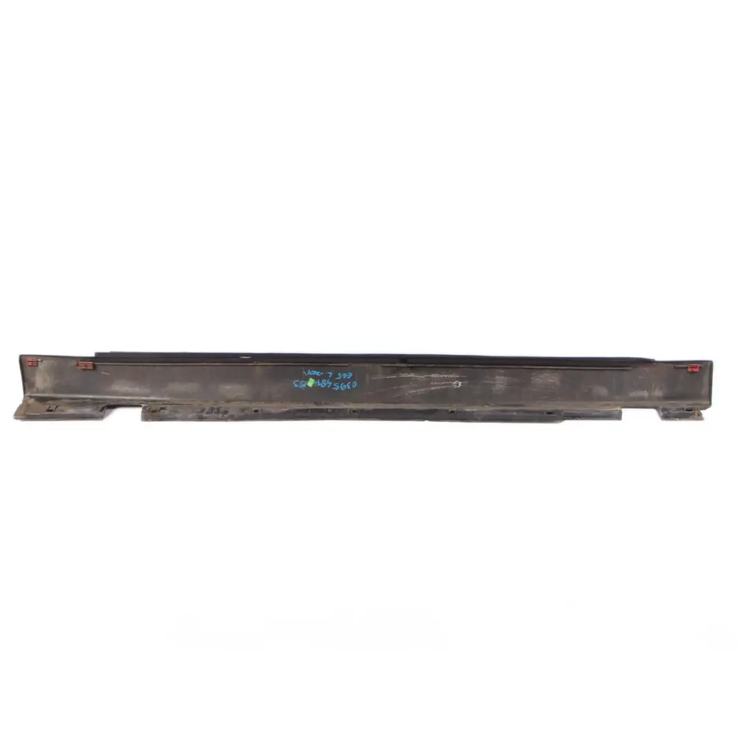 BMW E65 Side Skirt Door Sill Cover Left N/S Black Sapphire Metallic - 475