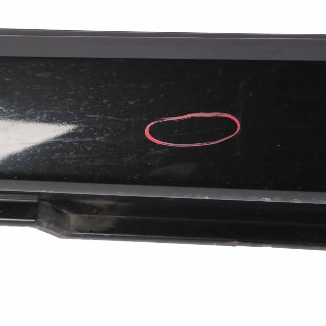 BMW E65 Side Skirt Door Sill Cover Left N/S Black Sapphire Metallic - 475