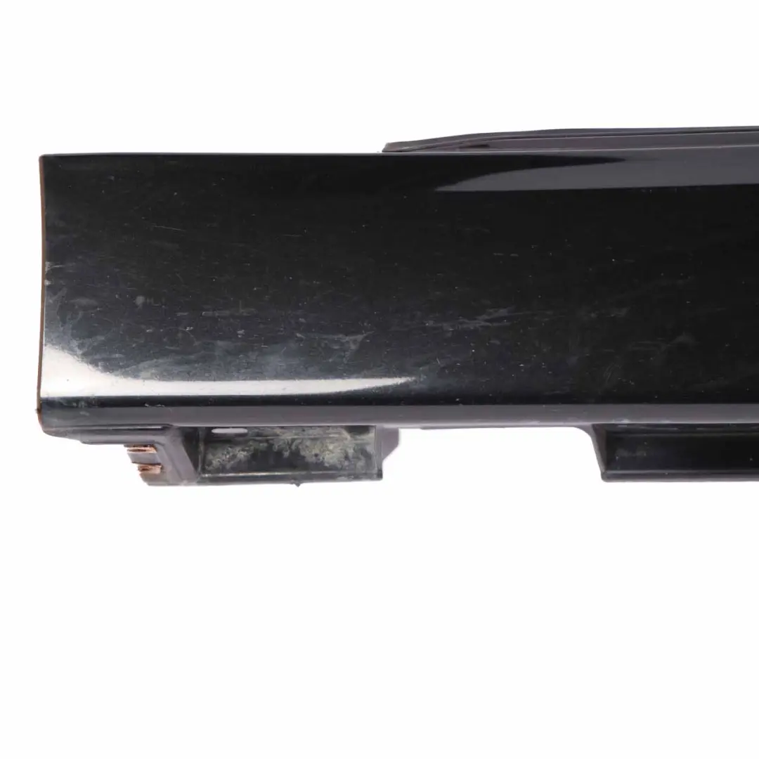 BMW E65 Side Skirt Door Sill Cover Left N/S Black Sapphire Metallic - 475