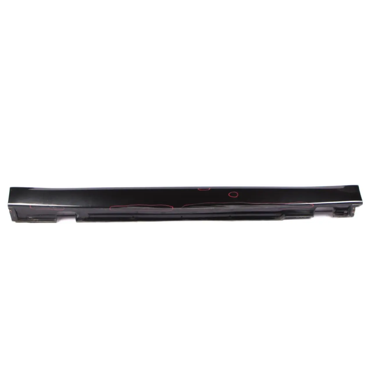 BMW E65 Side Skirt Door Sill Cover Left N/S Black Sapphire Metallic - 475