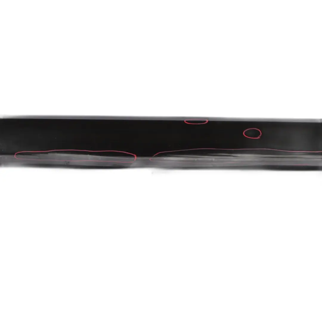 BMW E65 Side Skirt Door Sill Cover Left N/S Black Sapphire Metallic - 475