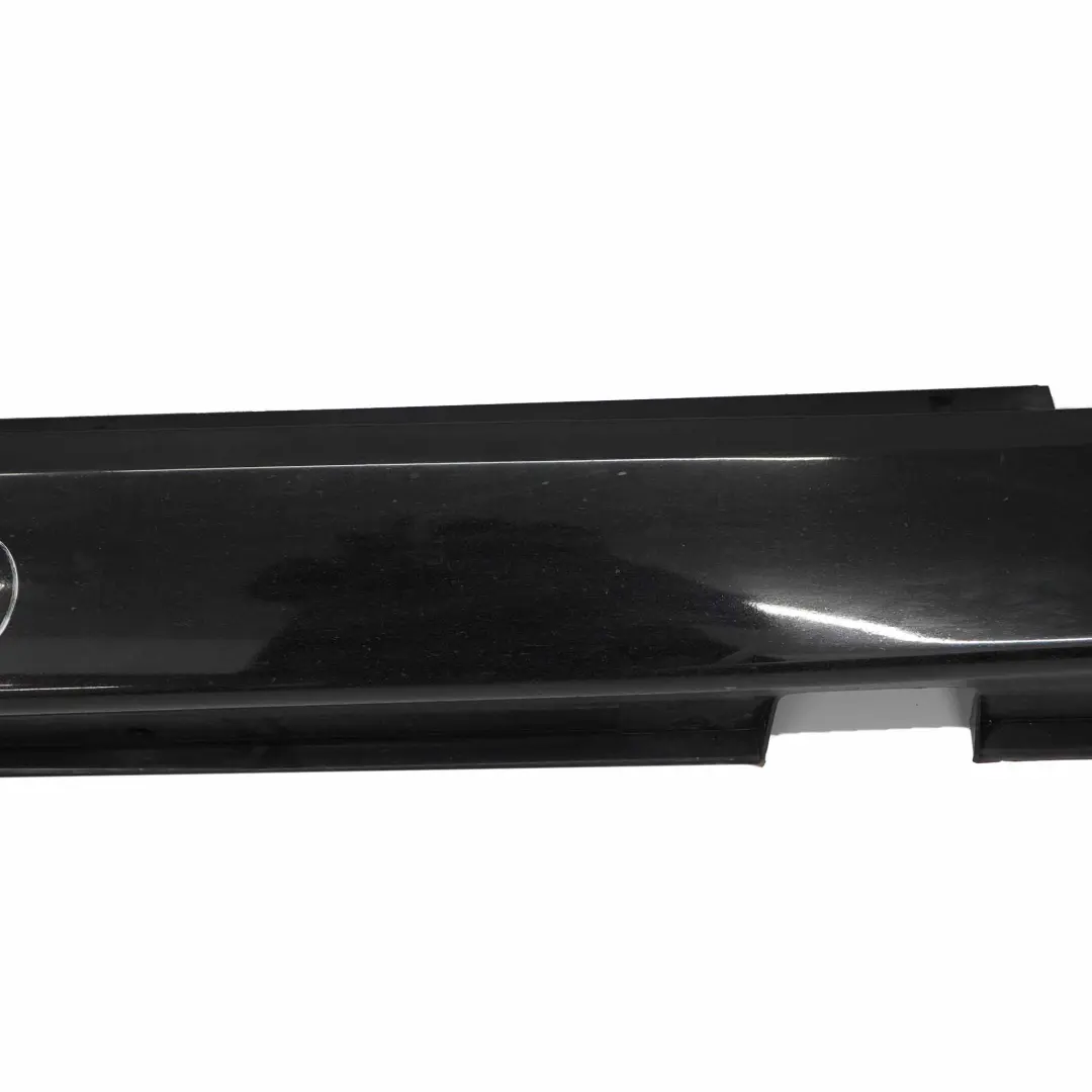 BMW E65 Side Skirt Door Sill Cover Right O/S Schwarz 2 Black - 668