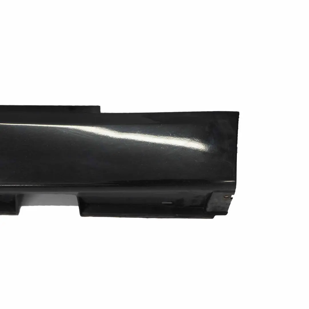 BMW E65 Side Skirt Door Sill Cover Right O/S Schwarz 2 Black - 668