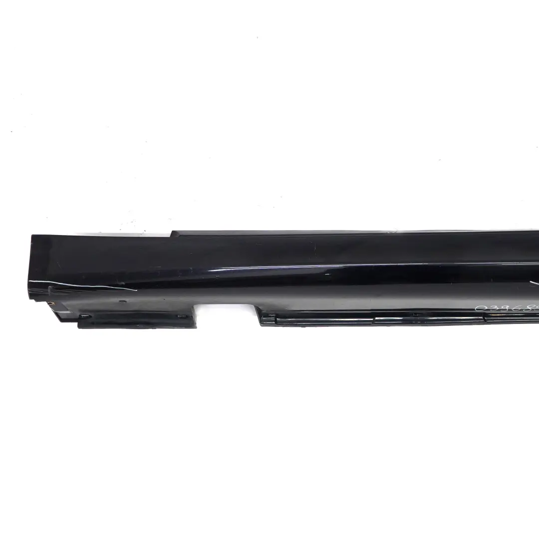 BMW E60 E61 M5 M Sport Cubre umbral De puerta Faldon Izquierdo Negro Carbono 416