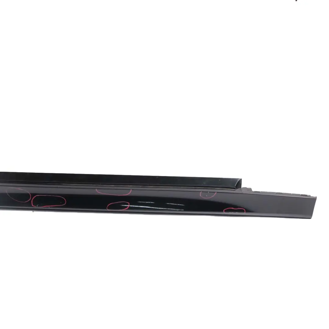 BMW E60 E61 Side Skirt M Sport Door Sill Cover Right O/S Black Sapphire - 475