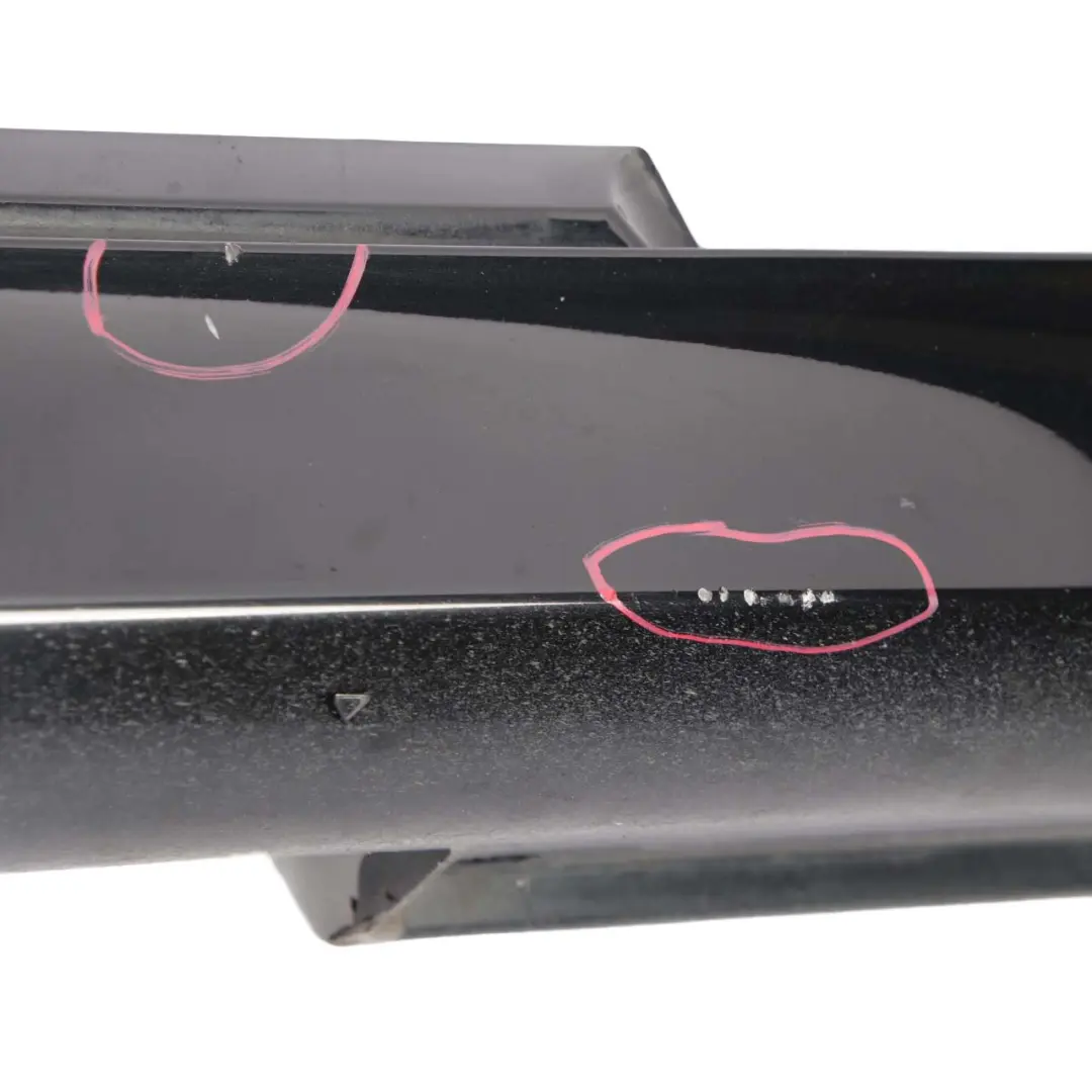 BMW E60 E61 Side Skirt M Sport Door Sill Cover Right O/S Black Sapphire - 475