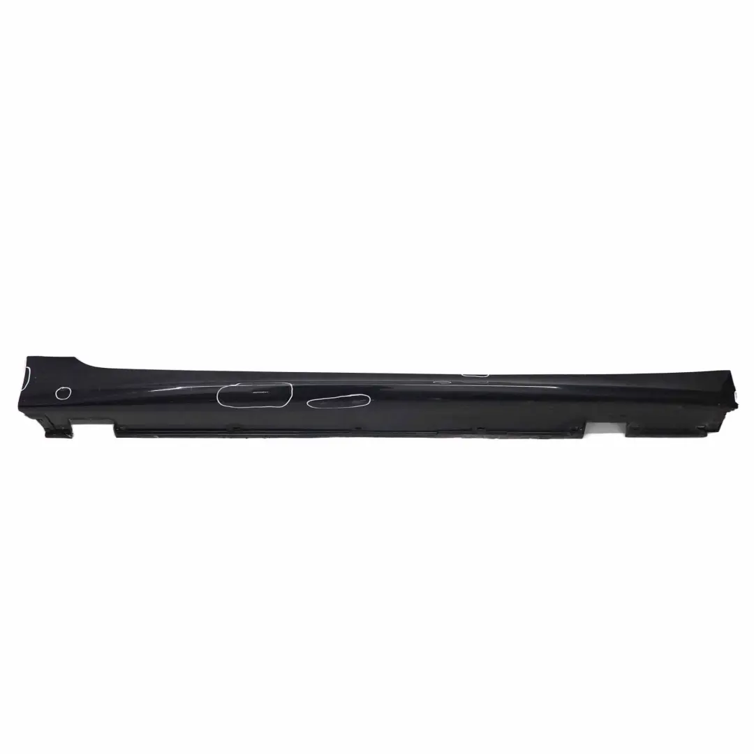 BMW E60 E61 M5 M Sport Door Sill Cover Skirt Right Carbon Black - 416