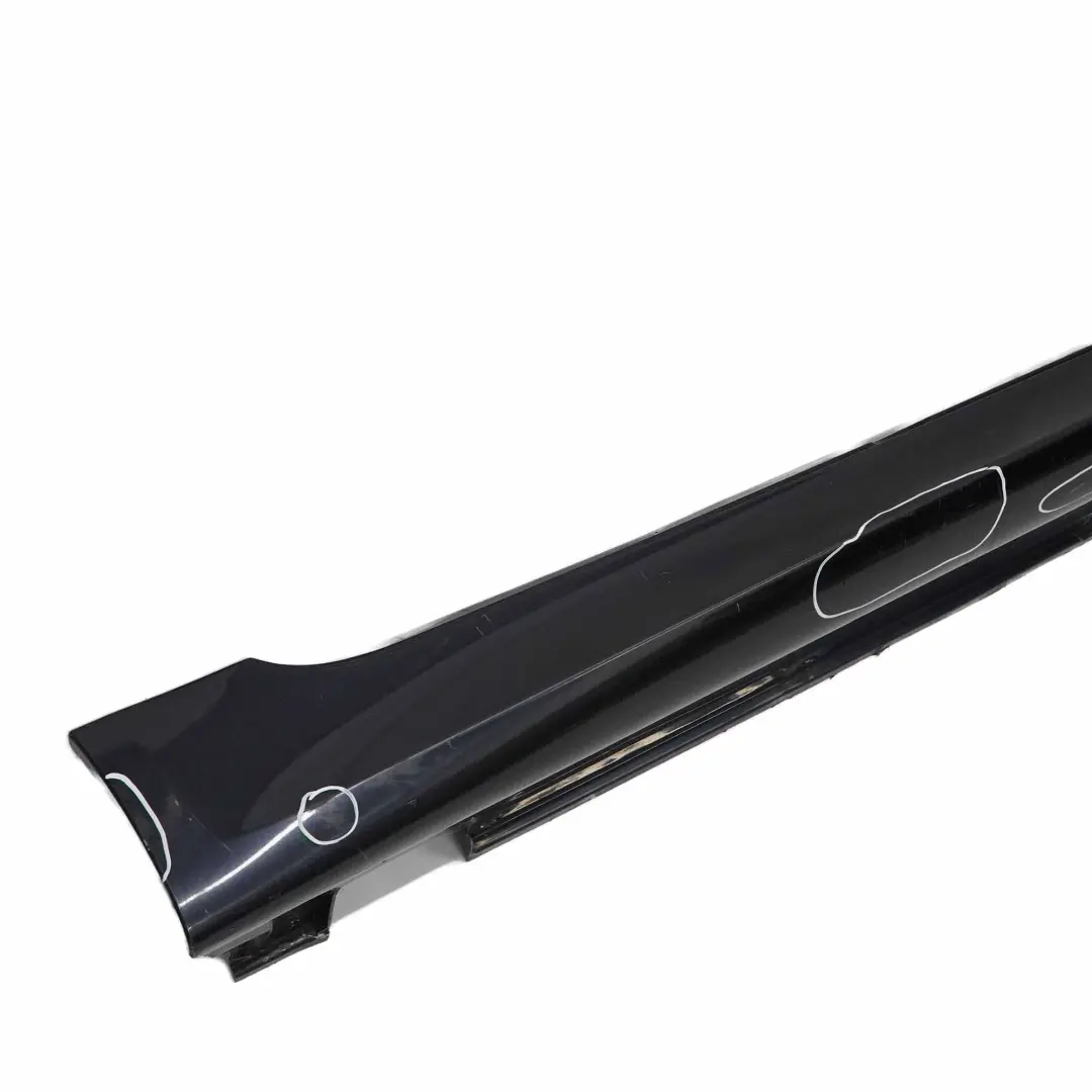 BMW E60 E61 M5 M Sport Door Sill Cover Skirt Right Carbon Black - 416