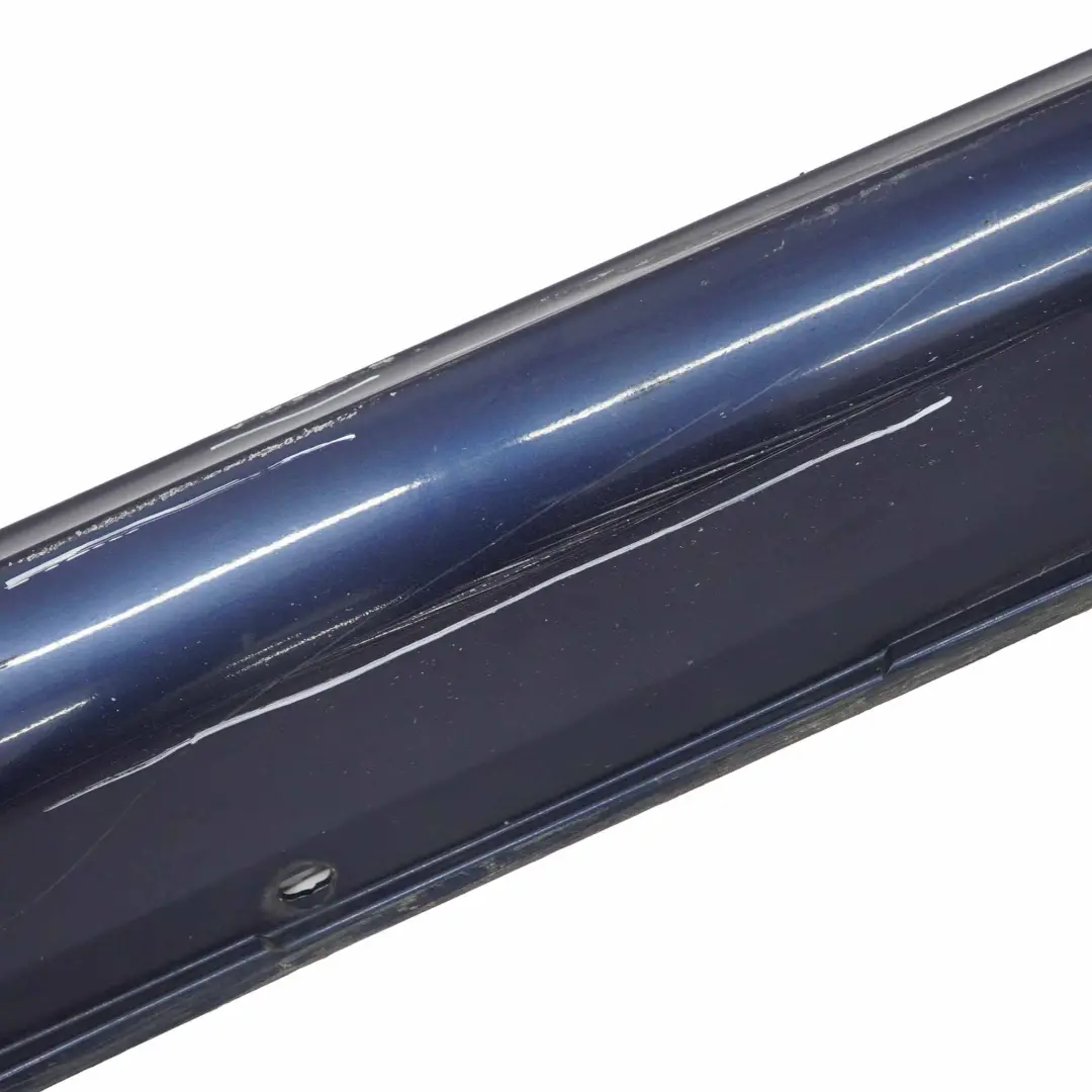 BMW E60 Side Skirt M Sport M5 Door Sill Cover Right O/S Tiefseeblau Blue - A76