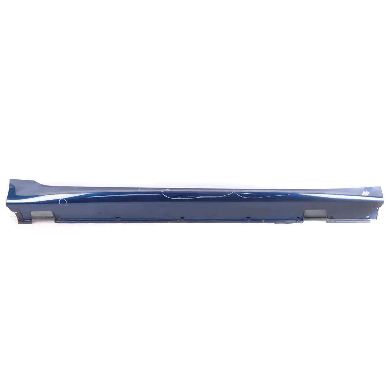 BMW E60 E61 M Sport Door Sill Cover Skirt Right O/S Le Mans Blau Metallic - 381