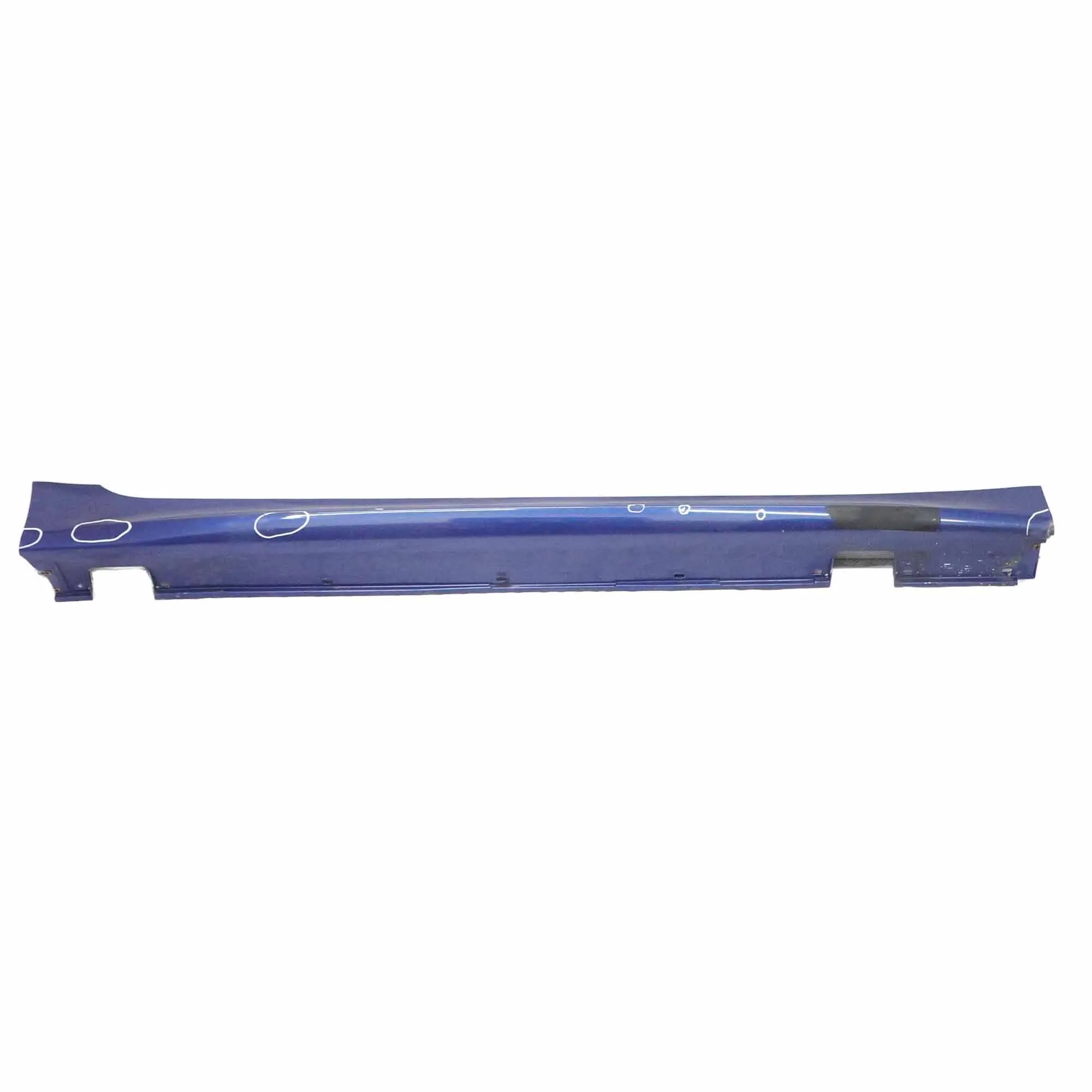 BMW E60 Side Skirt M Sport M5 Door Sill Cover Right O/S Le Mans Blue - 381