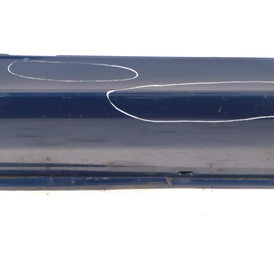 BMW E60 E61 M Sport Door Sill Cover Skirt Right O/S Le Mans Blau Metallic - 381