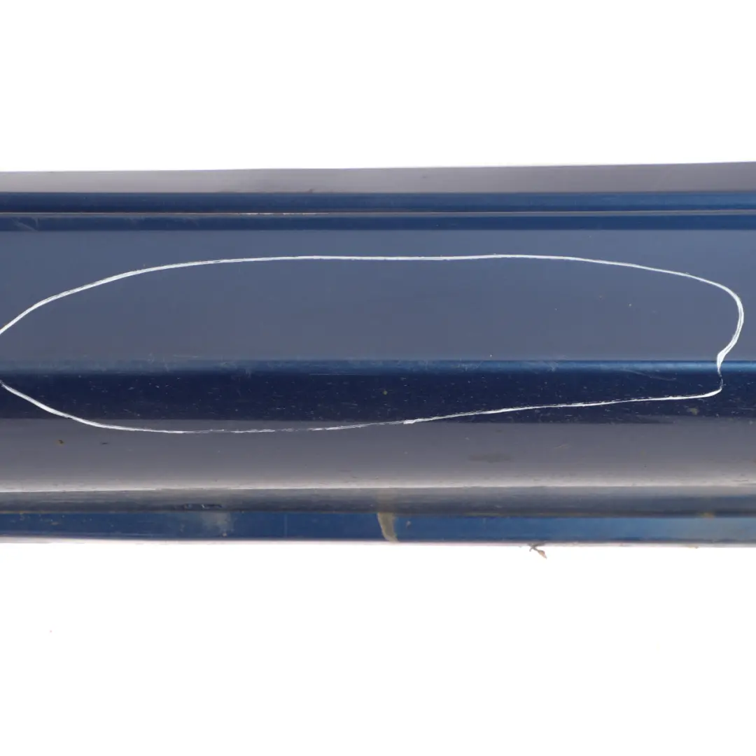 BMW E60 E61 M Sport Door Sill Cover Skirt Right O/S Le Mans Blau Metallic - 381