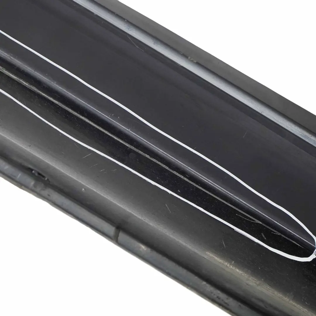 BMW E60 E61 Side Skirt M5 M Sport Door Sill Cover Right O/S Monacoblau - A35