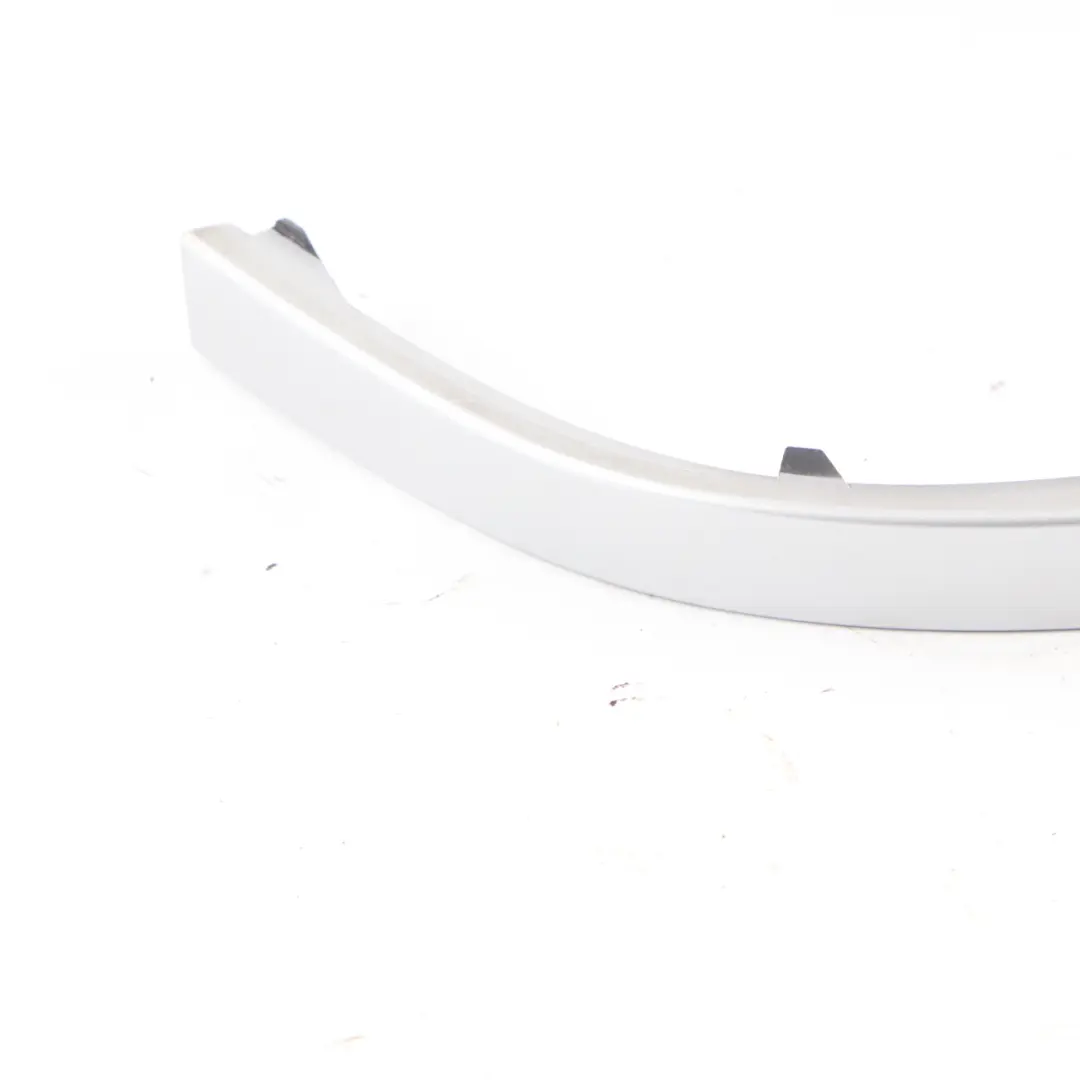 BMW E65 Bumper Guard Strip Rear Right O/S Trim Cover Titan Silver - 354 7155446