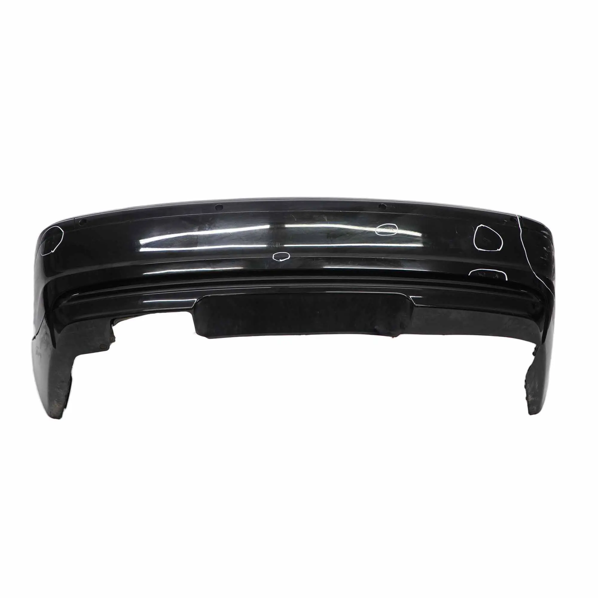 Rear Bumper BMW E65 E66 E67 Trim Panel Covering Schwarz 2 Black - 668