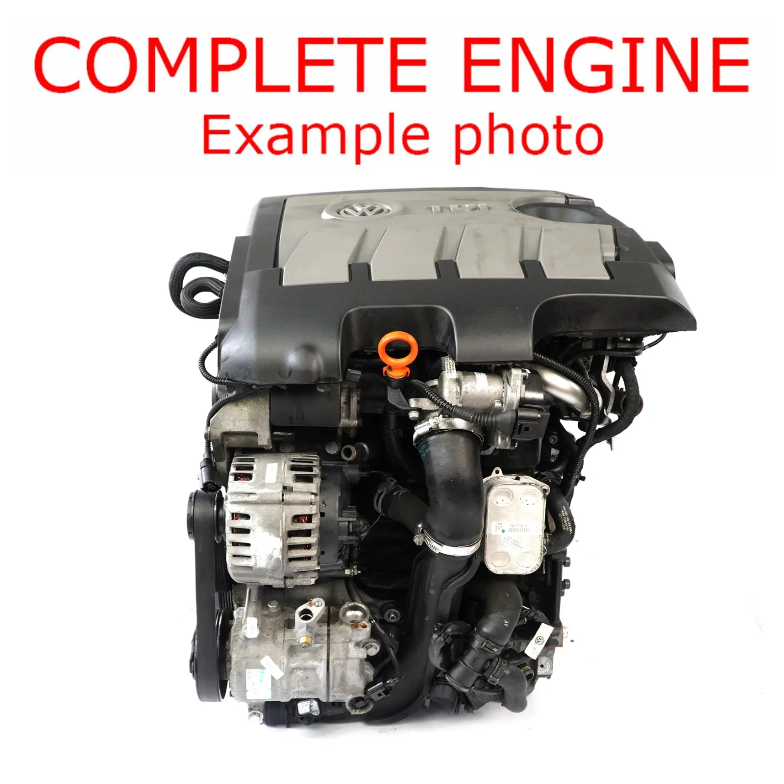 Volkswagen Golf 6 Touran Polo Audi A3 8P 1.6 TDI 105HP Bare Engine CAYC WARRANTY