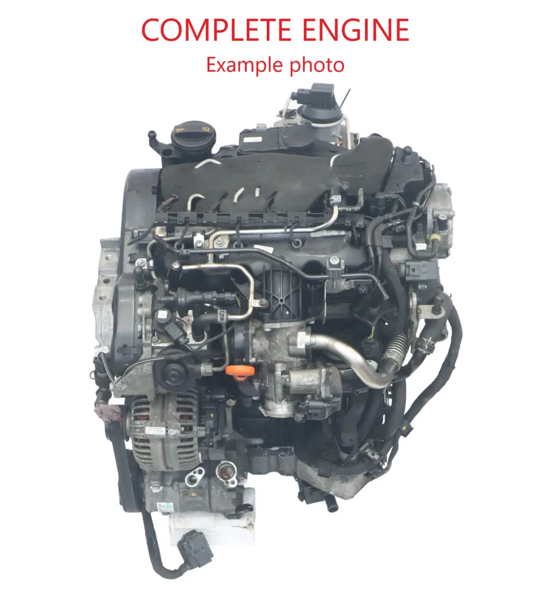 Audi A3 8P VW Golf Mk6 Passat B6 2.0 TDI CBBB Bare Engine 170HP 99k, WARRANTY