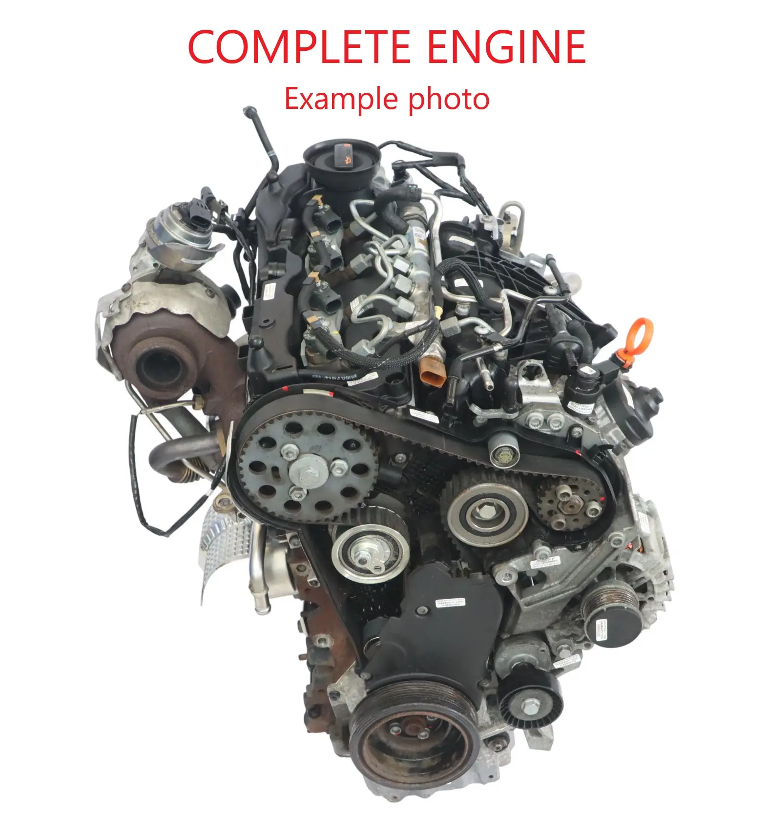 VW Passat B7 Golf Mk6 Audi A3 8P 2.0 TDI Bare Engine CFGB 170HP 99k, WARRANTY