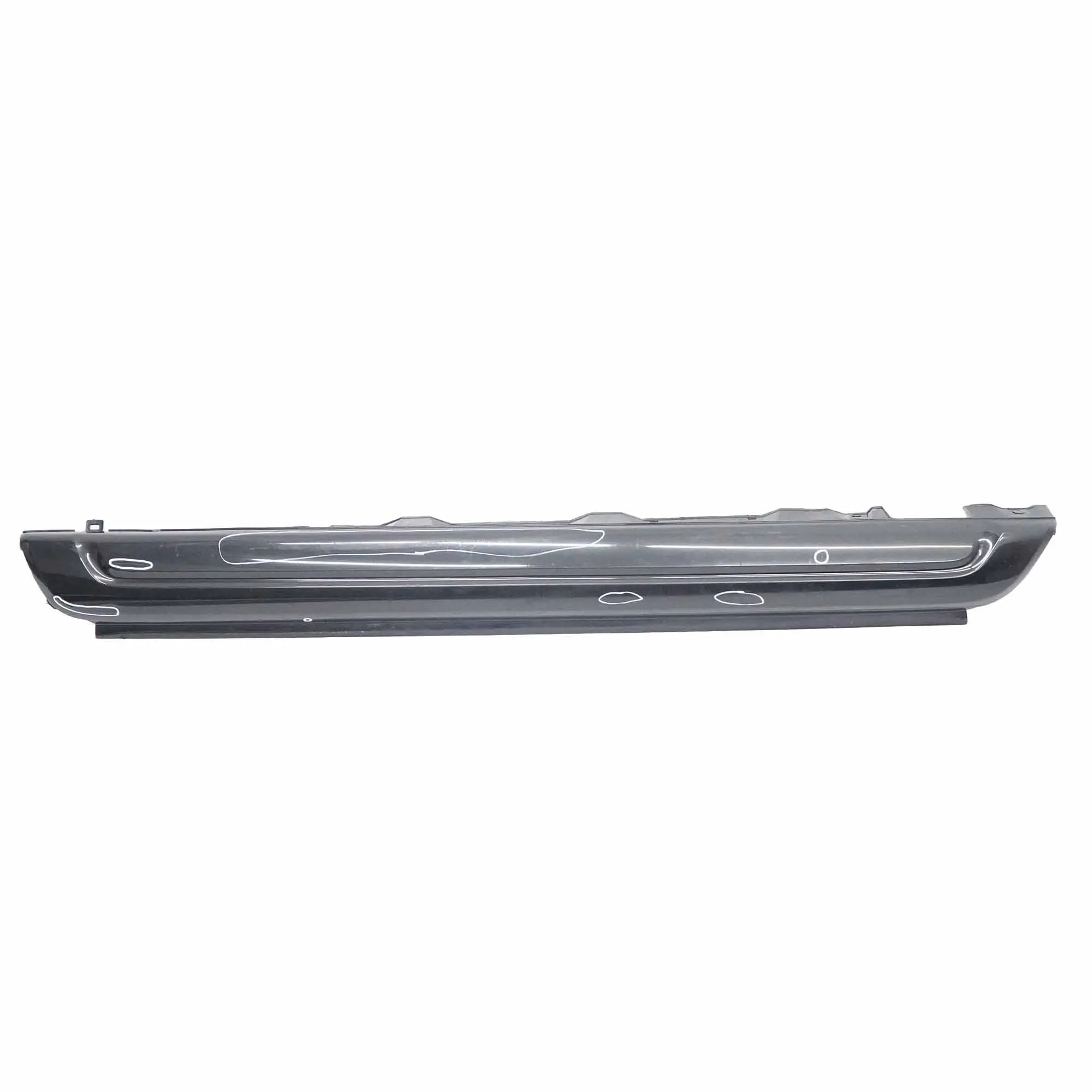 BMW X3 E83 Side Skirt M Sport Sill Cover Left N/S Black Sapphire Metallic - 475