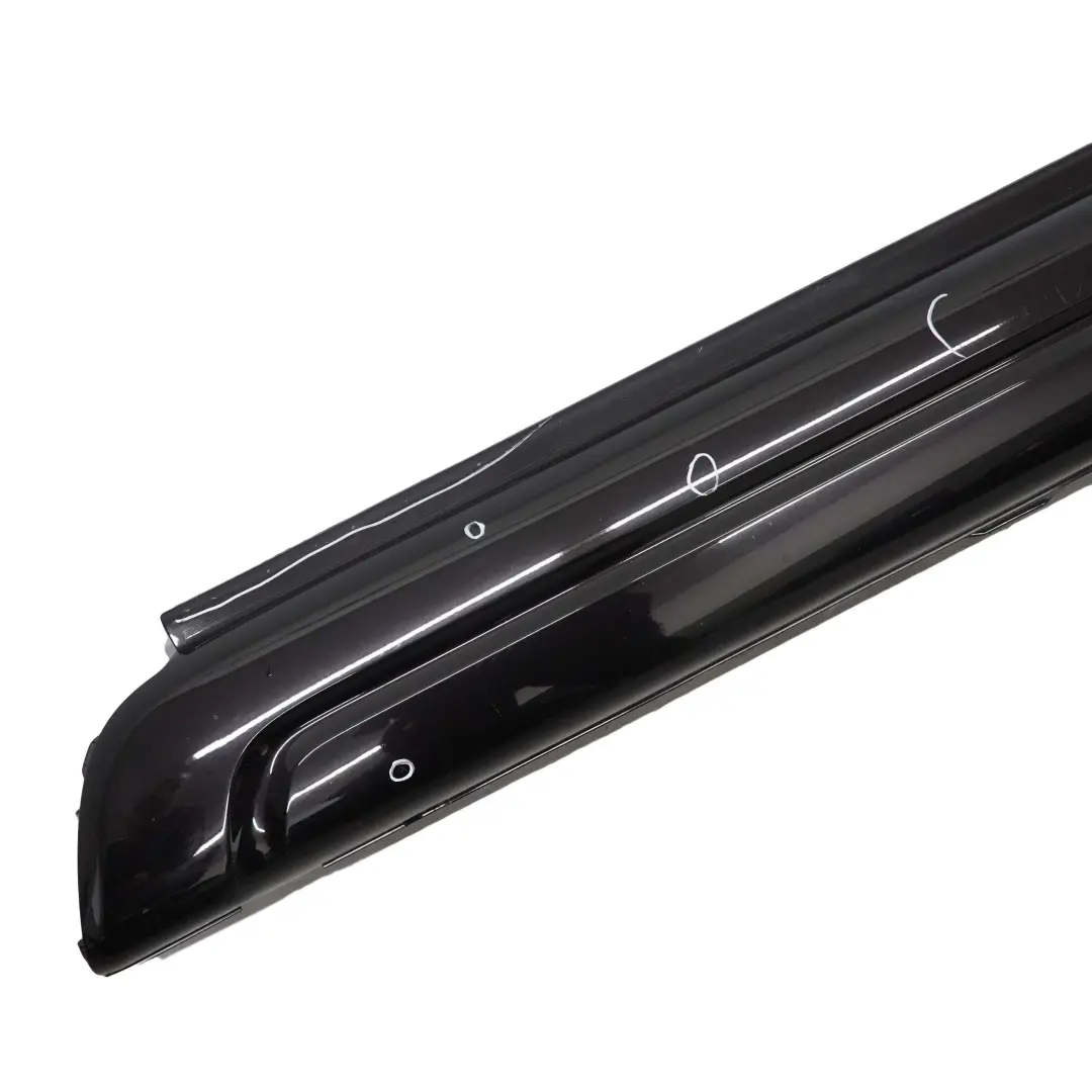 Side Skirt BMW X3 E83 M Sport Door Sill Cover Right O/S Rubinschwarz Black - S23