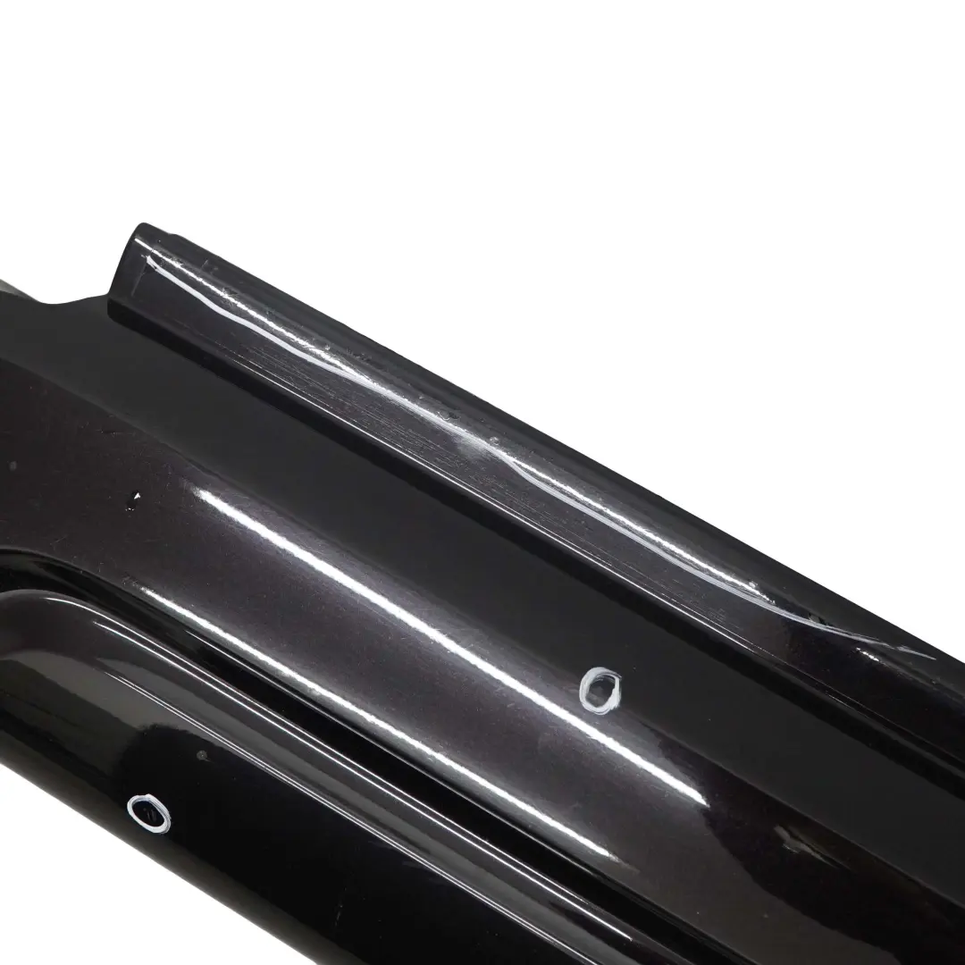 Side Skirt BMW X3 E83 M Sport Door Sill Cover Right O/S Rubinschwarz Black - S23