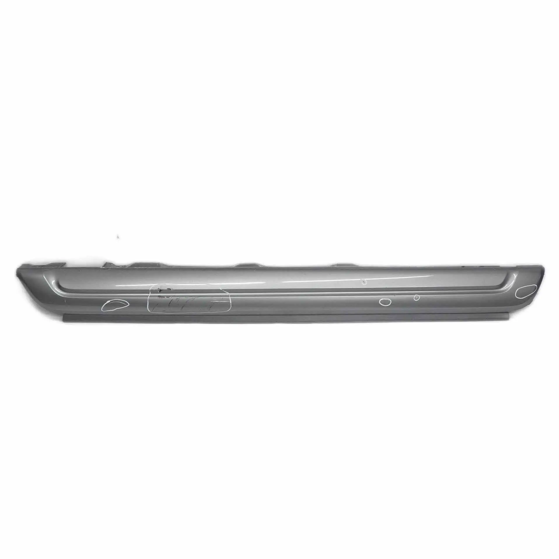 BMW X3 E83 M Sport Door Sill Cover Skirt Right O/S Silbergrau Silver Grey - A08