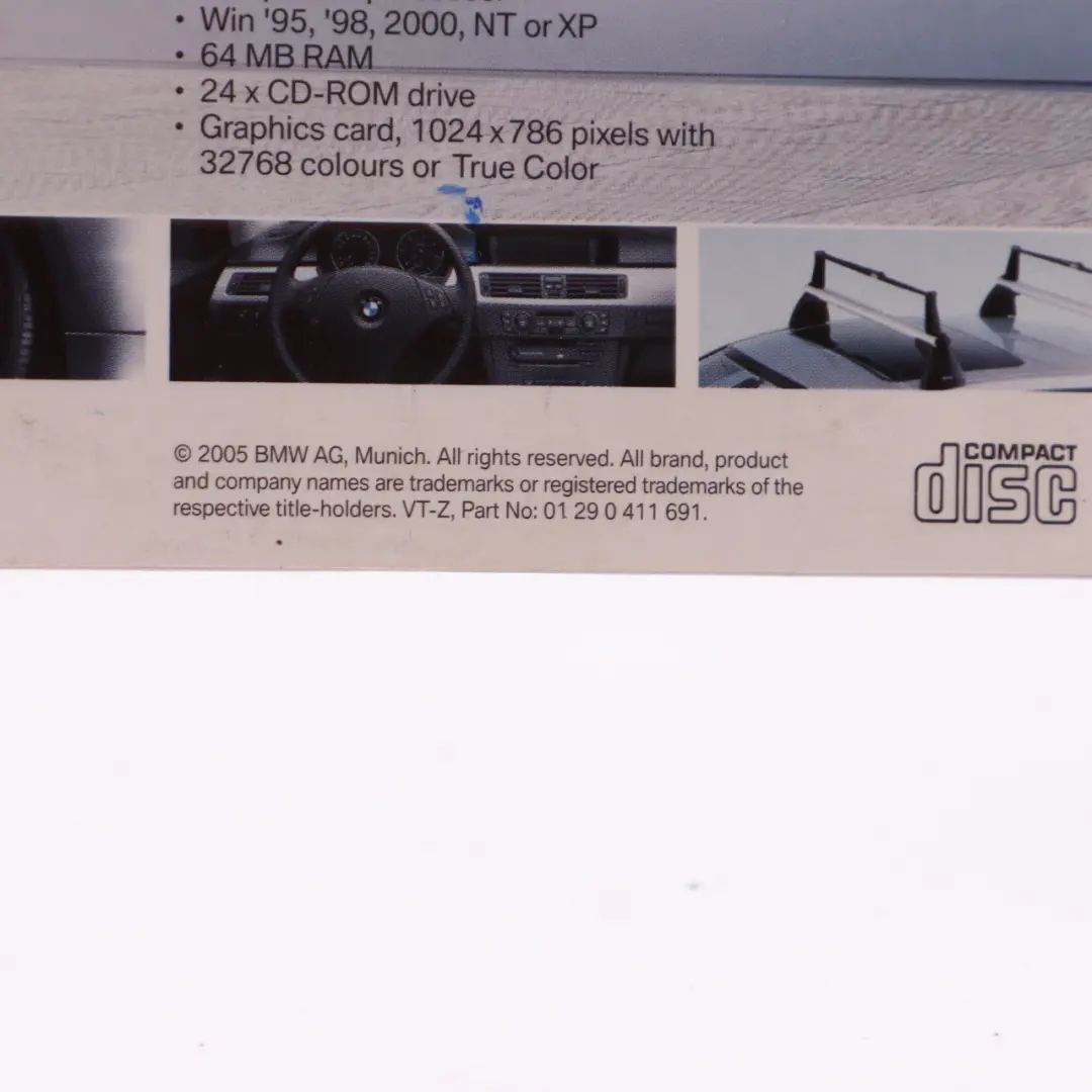 BMW Accessories Configurator Disc CD Version 1.1 0411691