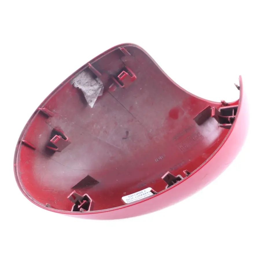 Wing Mirror Cover Mini R55 R56 Power Fold Casing Right O/S Chili Red - 851