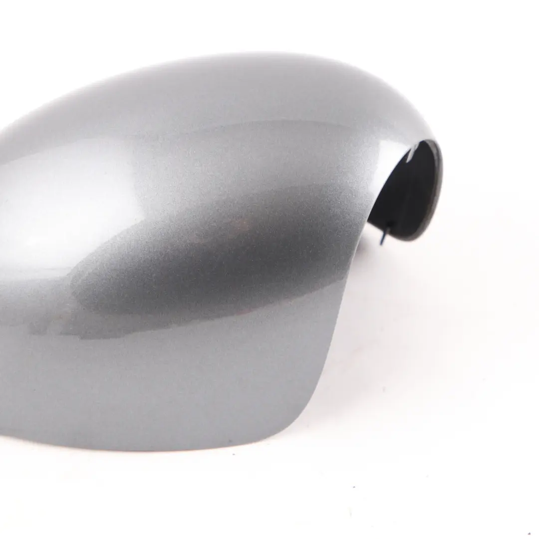 Wing Mirror Cover Mini R55 R56 Power Fold Casing Right O/S Dark Silver Metallic