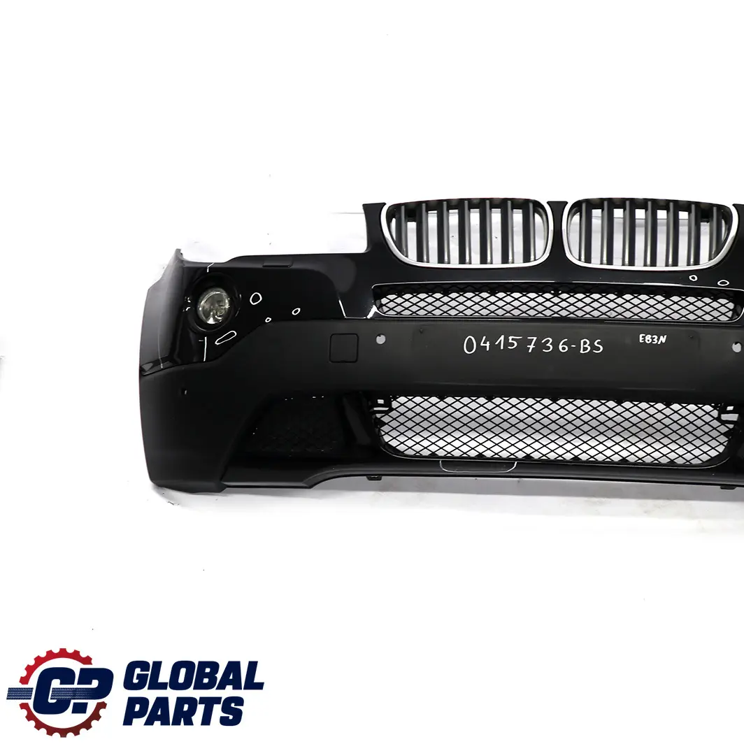 BMW X3 E83 LCI Complete Front Bumper PDC Black Sapphire Metallic - 475