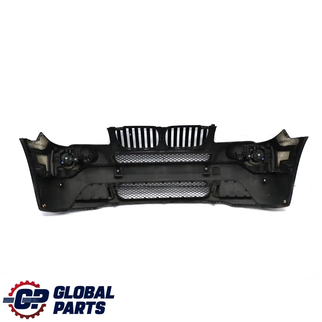 BMW X3 E83 LCI Complete Front Bumper PDC Black Sapphire Metallic - 475