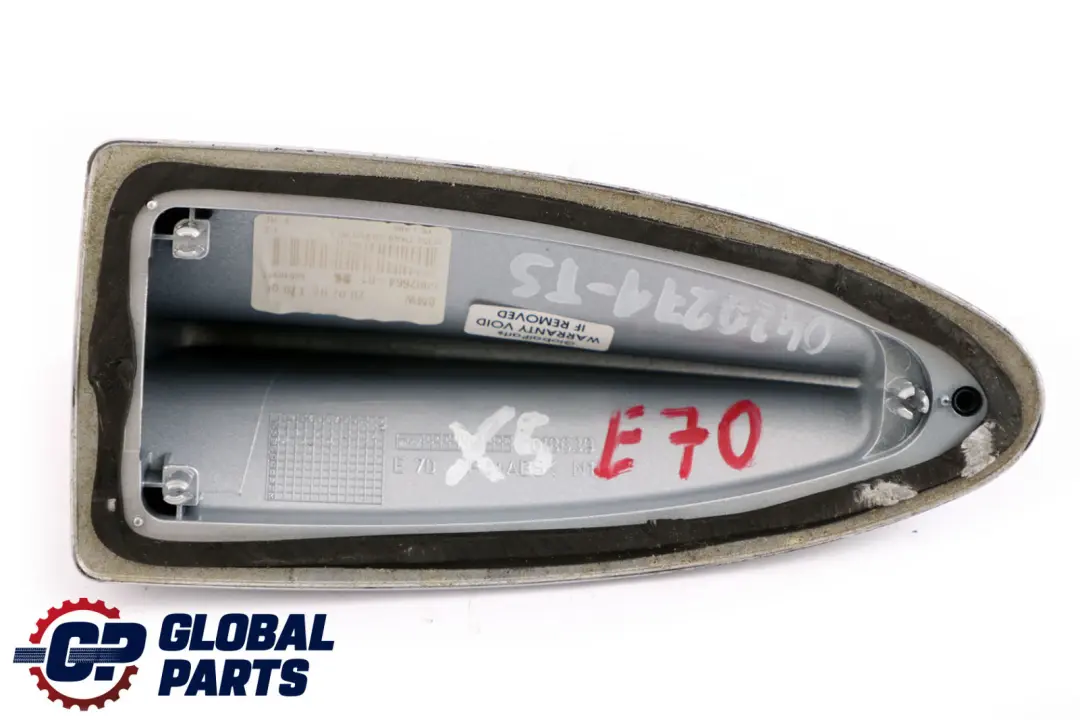 BMW X5 Series E70 Roof Antenna Shark Fin Cover Titansilber Silver Metallic 354