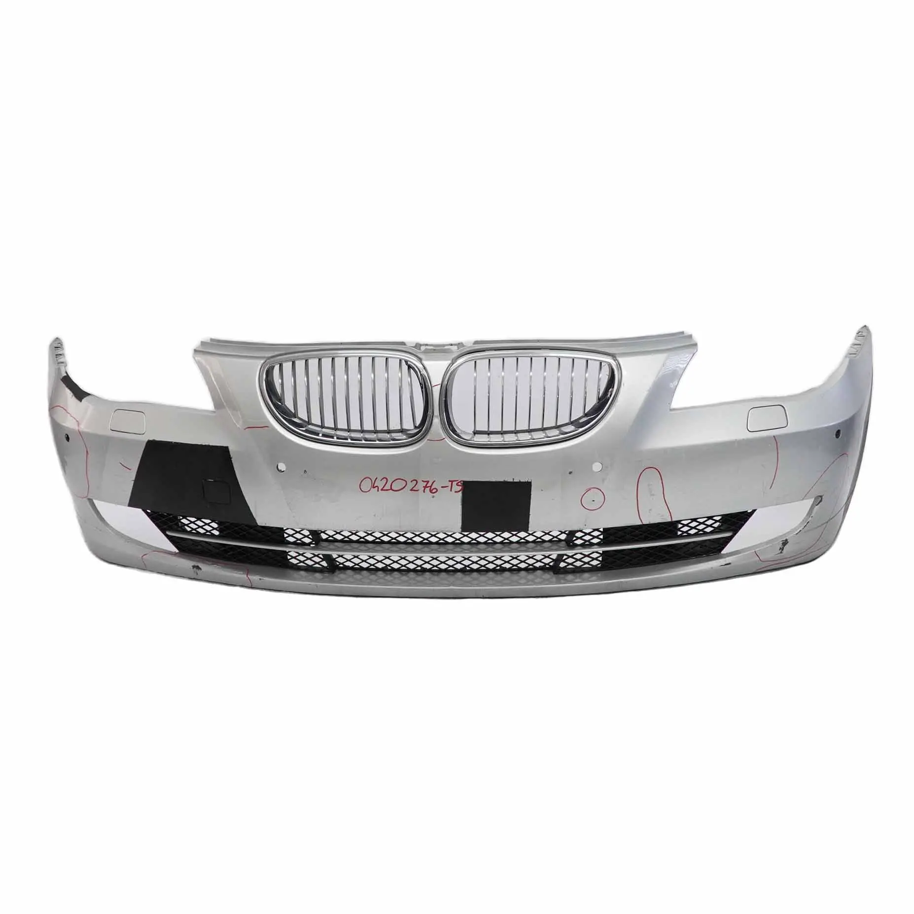 BMW E60 LCI Front Bumper Trim Panel Titansilber Titan Silver Metallic - 354