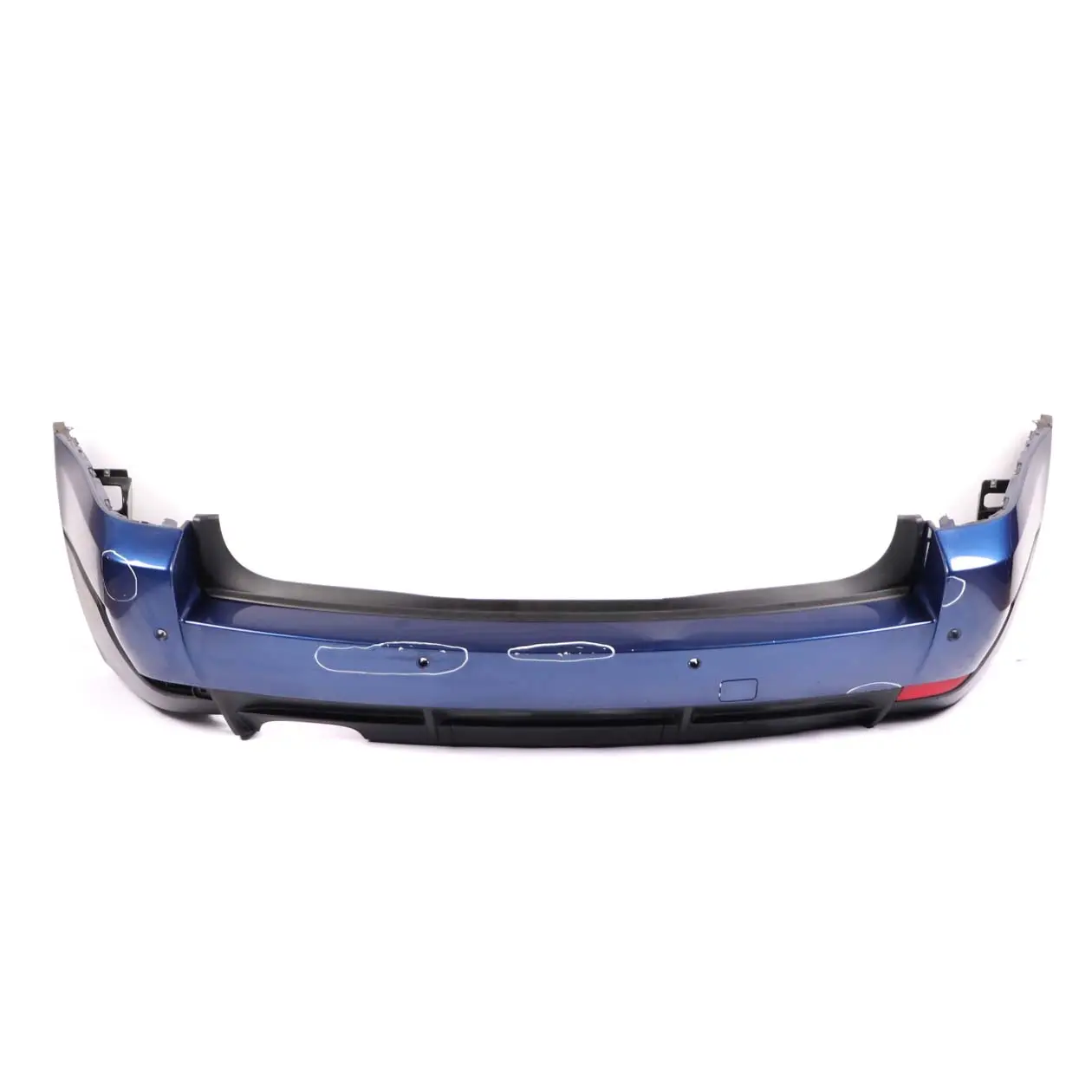 BMW X3 E83 LCI Rear Bumper PDC Montegoblau Montego Blue Metallic - A51