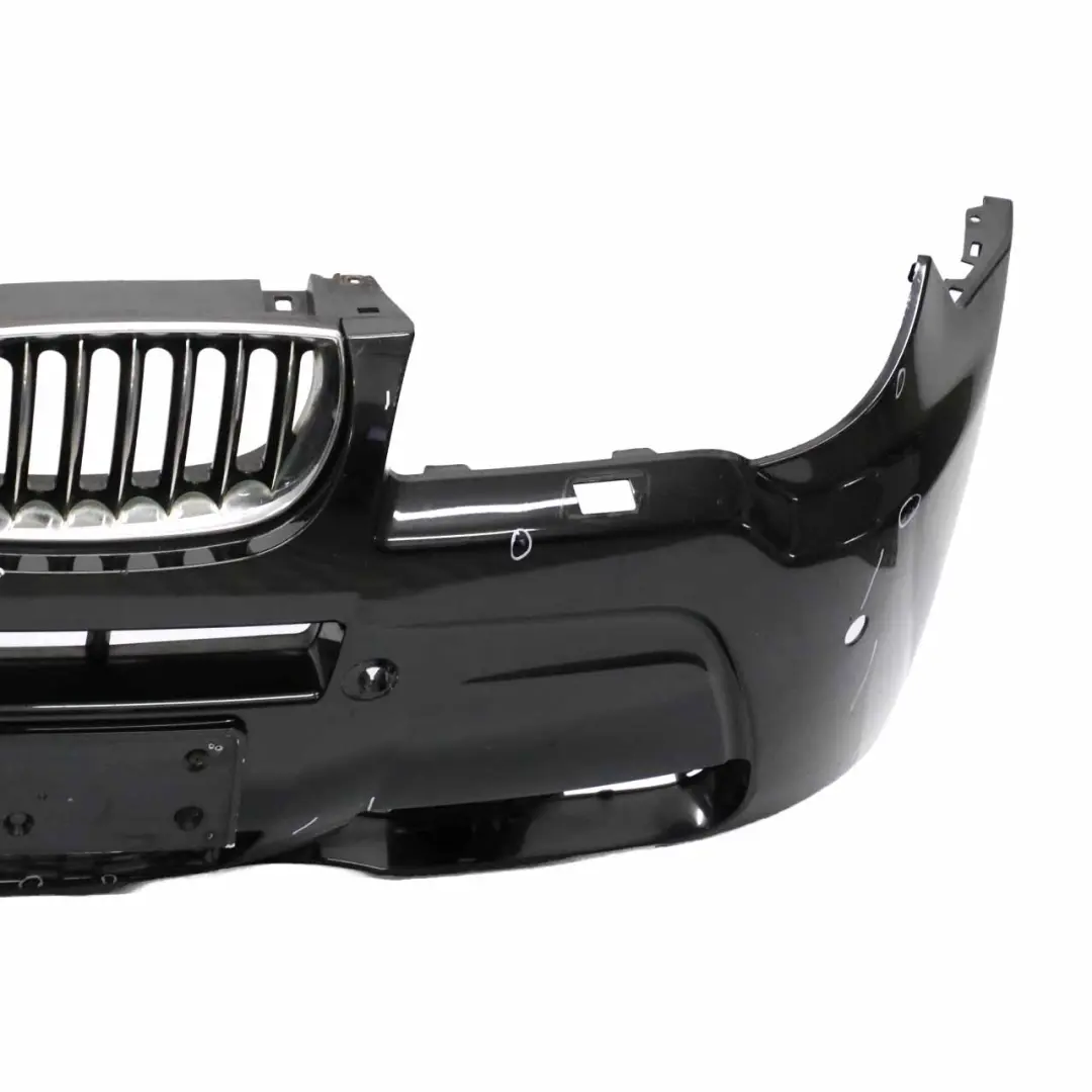 Front Bumper BMW X3 E83 LCI M Sport Complete Panel PDC Black Sapphire - 475