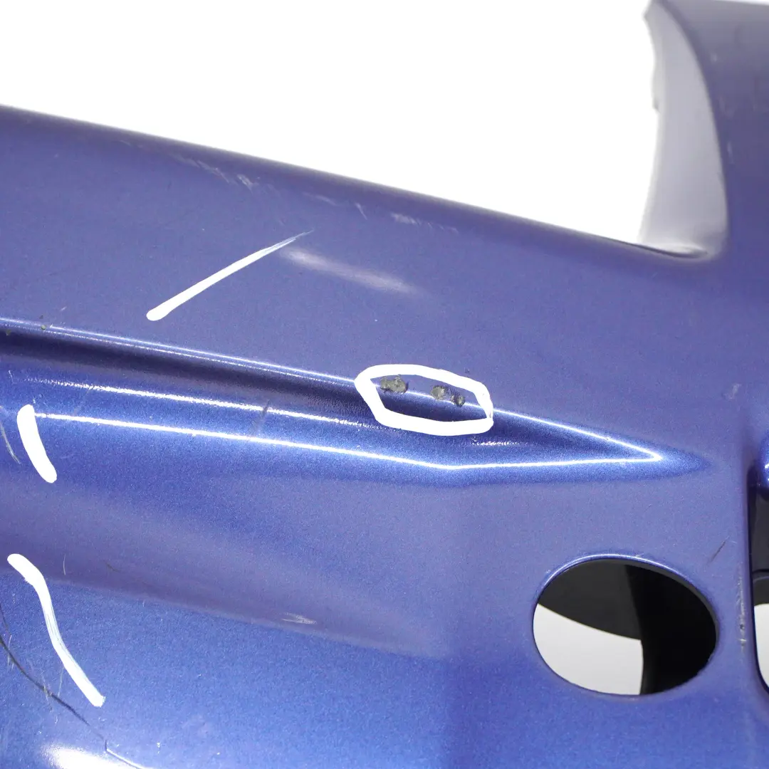 BMW X3 E83 LCI M Sport Complete Front Bumper PDC Mysticblau Blue - A07