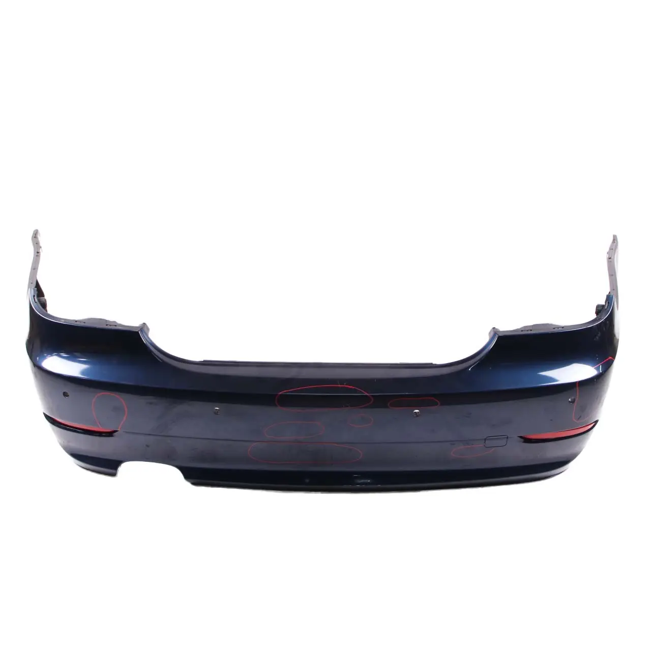 BMW E60 LCI Bumper Rear PDC Trim Panel Tiefseeblau Deep Sea Blue Metallic - A76