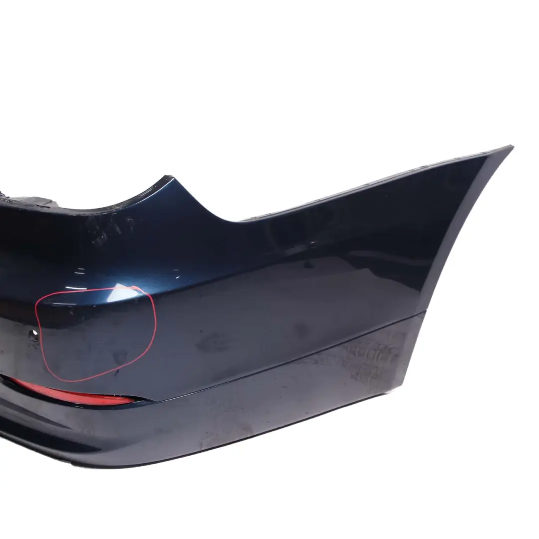 BMW E60 LCI Bumper Rear PDC Trim Panel Tiefseeblau Deep Sea Blue Metallic - A76