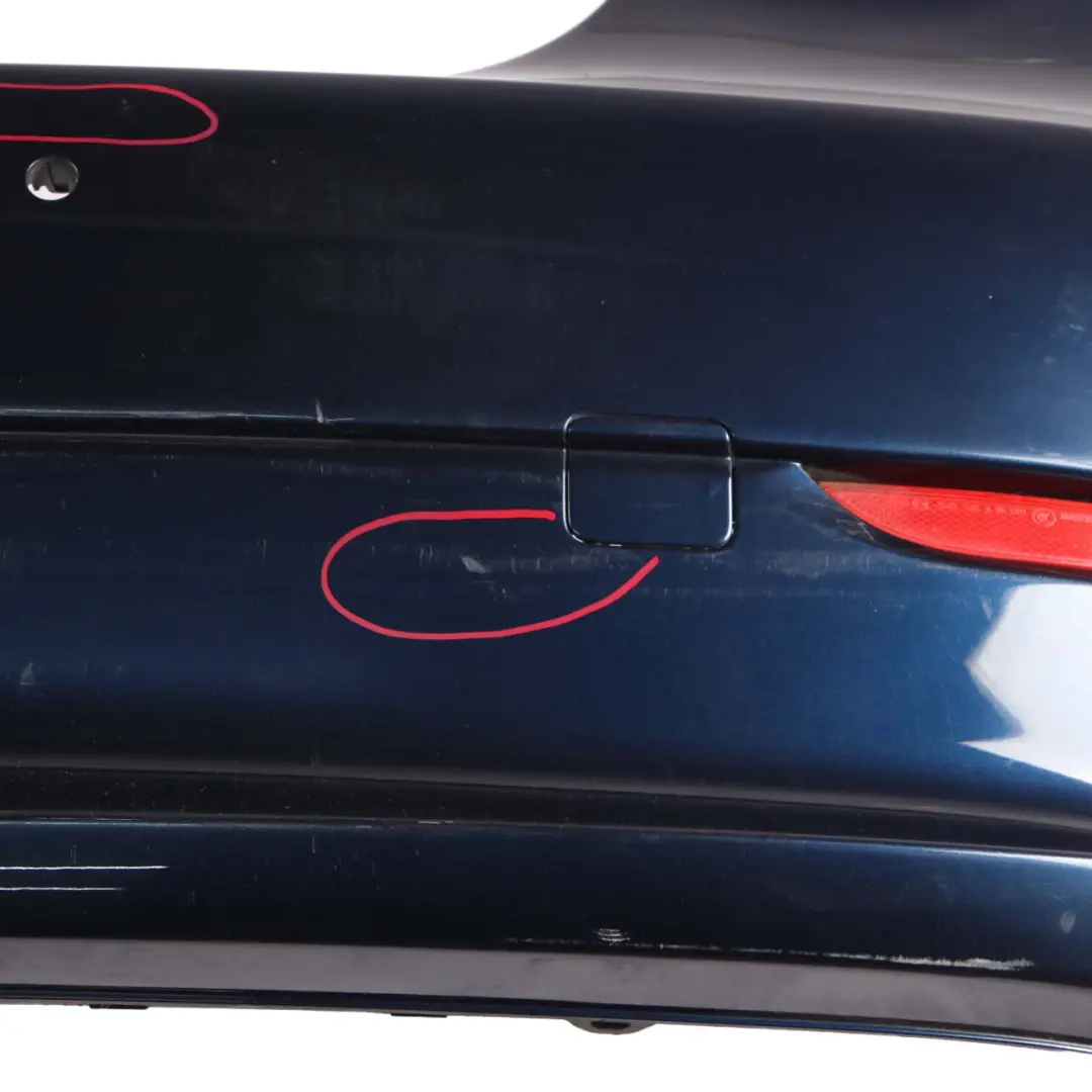 BMW E60 LCI Bumper Rear PDC Trim Panel Tiefseeblau Deep Sea Blue Metallic - A76