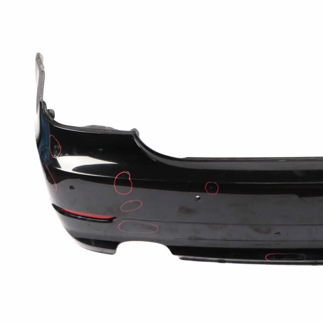 BMW E60 LCI Rear Bumper Saloon PDC Trim Panel Cover Black Schwarz 2 - 668